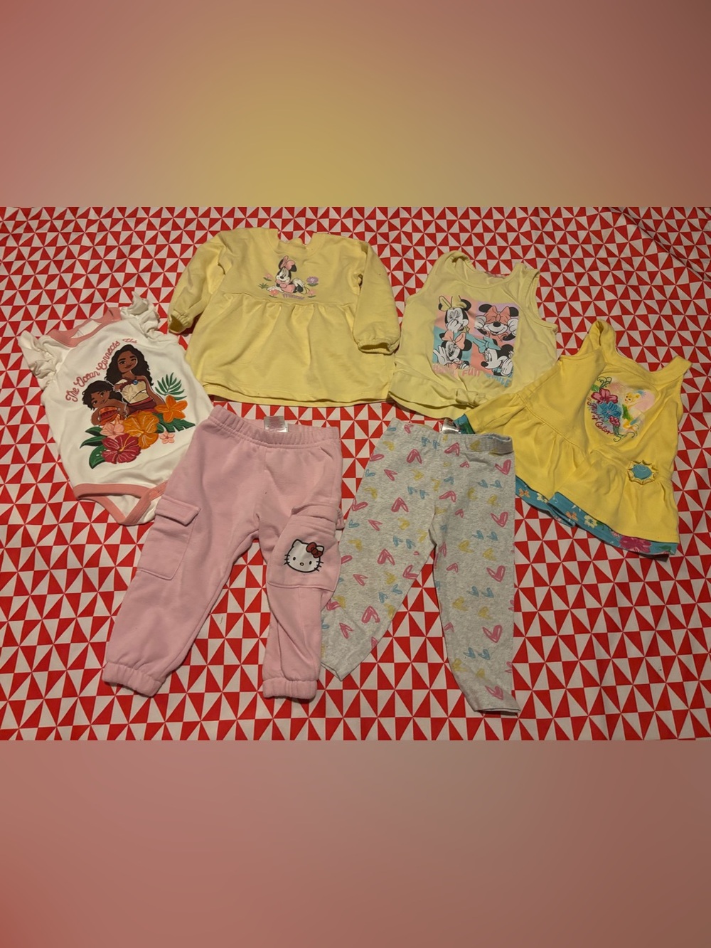 12/18 month girls Disney clothing lot